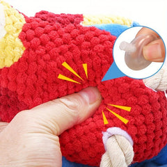 Interactive Parrot Dog Plush Toy Fun Chew Toy
