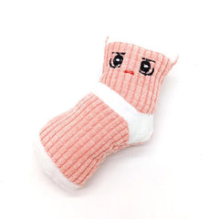 Squeaky Plush Chew Toys For Dogs Cotton Animals Dog Toys Sock Shape