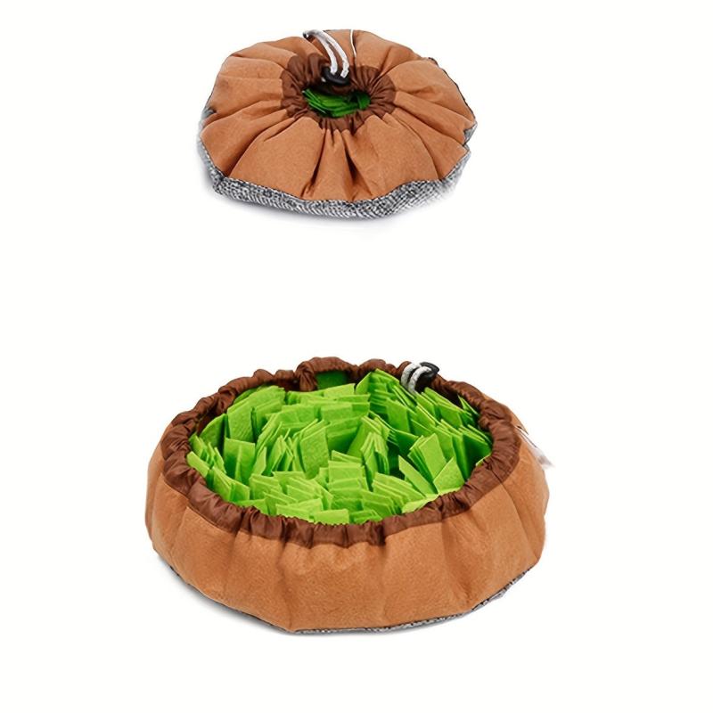 Interactive Round Sniffing Pad for Dogs