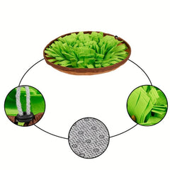 Interactive Round Sniffing Pad for Dogs