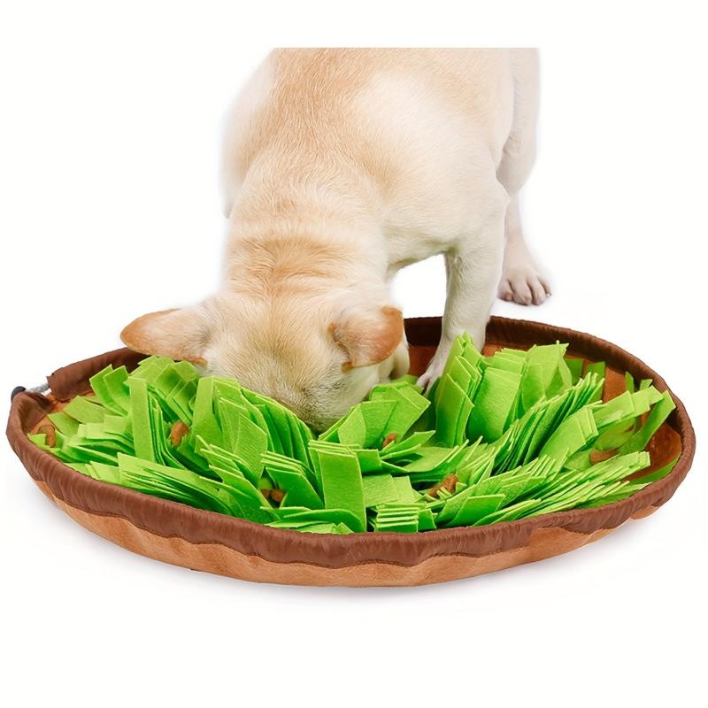 Interactive Round Sniffing Pad for Dogs