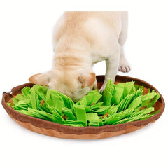 Interactive Round Sniffing Pad for Dogs
