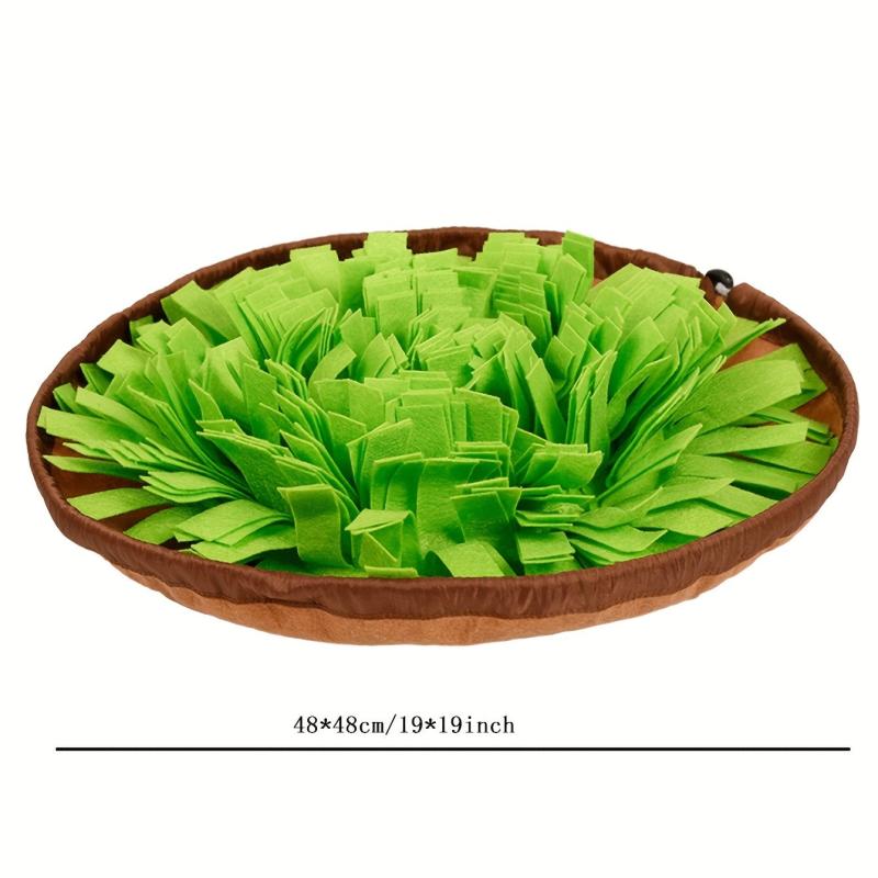 Interactive Round Sniffing Pad for Dogs