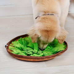Interactive Round Sniffing Pad for Dogs