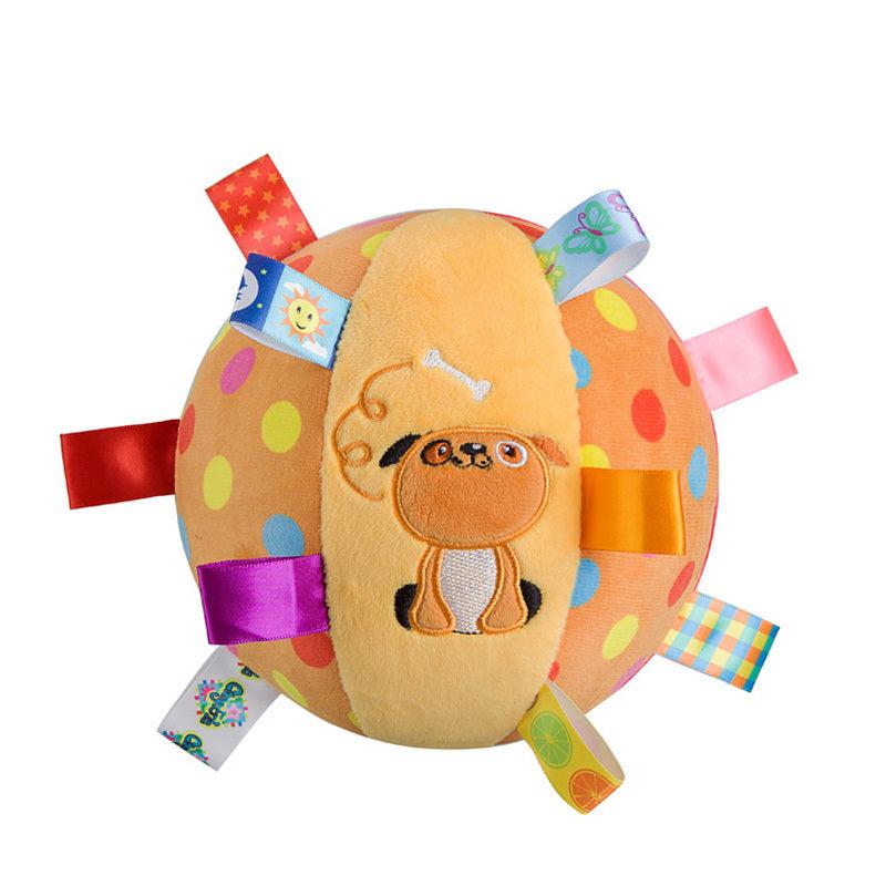 Interactive Ball Dog Toy For Training Chew Durable Plush Handle Dog Toys