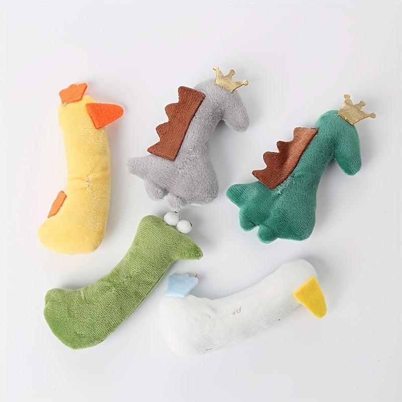 Plush Animal Shape Interactive Cat Toy