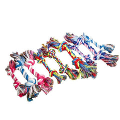 Teeth Cleaning Braided Rope Knot Pet Toy
