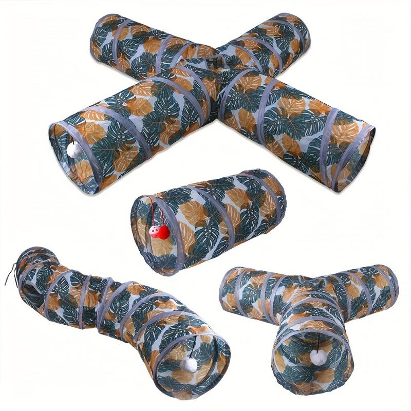 Foldable Cat Tunnel Toy for Fun & Exercise