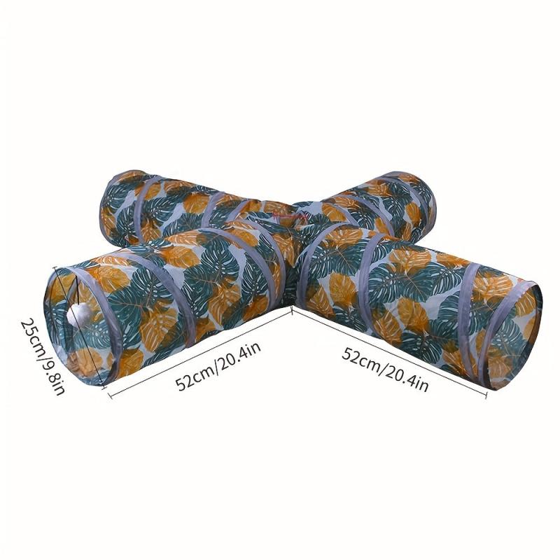 Foldable Cat Tunnel Toy for Fun & Exercise