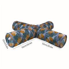 Foldable Cat Tunnel Toy for Fun & Exercise