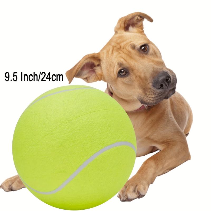 Inflatable Giant Tennis Ball for Pet Dog - Large Jumbo Toy Tennis Ball
