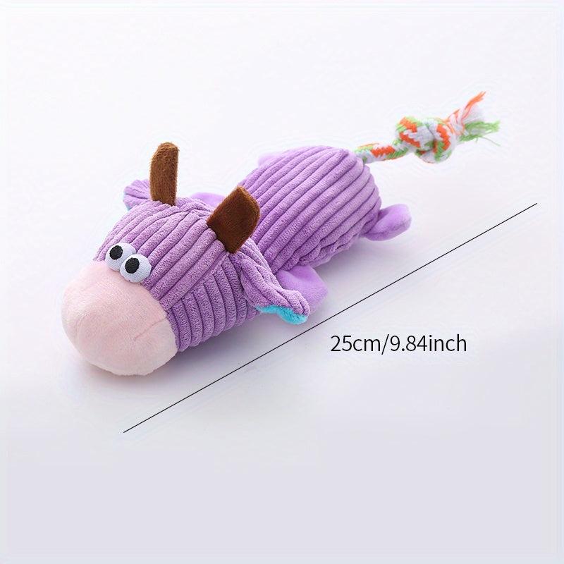 Interactive Dog Plush Toy for Chewing Fun