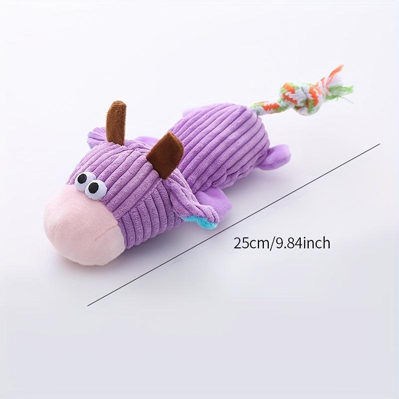 Interactive Dog Plush Toy for Chewing Fun