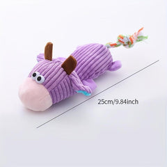 Interactive Dog Plush Toy for Chewing Fun