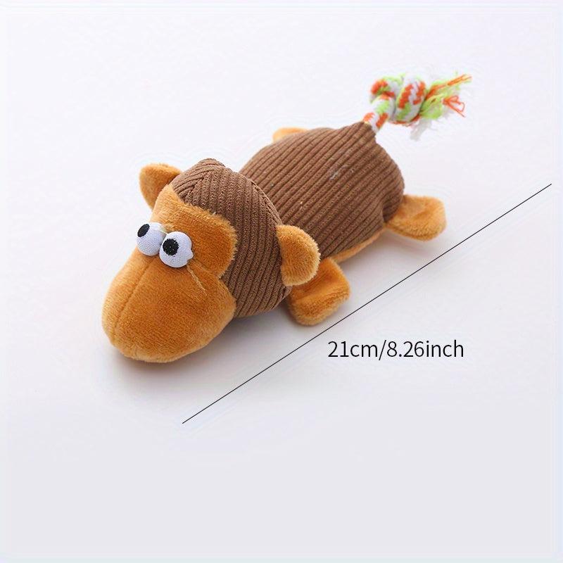 Interactive Dog Plush Toy for Chewing Fun