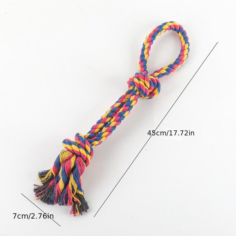 Large Dog Rope Knot Chew Toy for Healthy Teeth and Play