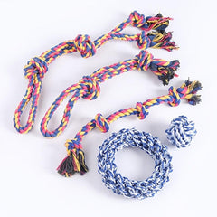 Large Dog Rope Knot Chew Toy for Healthy Teeth and Play