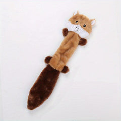 Interactive Plush Dog Chew Toy - Bite Resistant & Squeaky Fun
