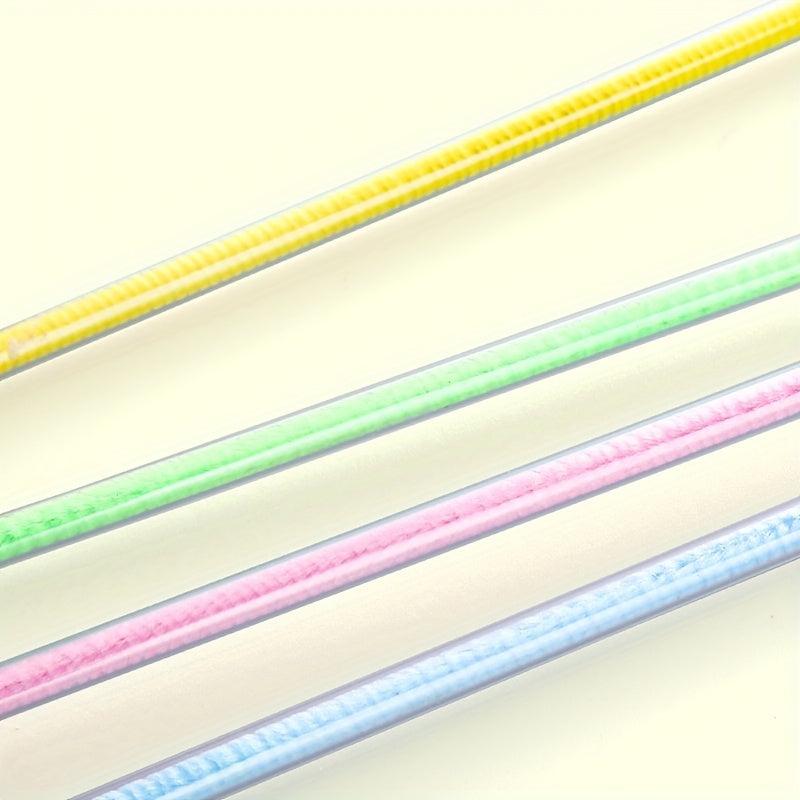 Interactive Rainbow Cat Teasing Stick Plush Toy
