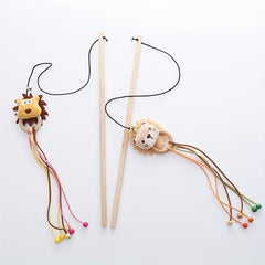 Cat Teasing Wand Cat Plush Toy Cat Teaser Stick Pet Supplies