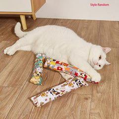 Interactive Cat Pillow Toy for Play and Chew Time