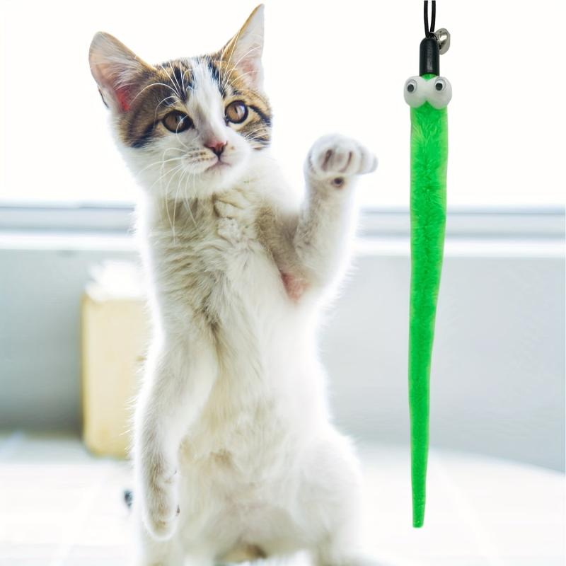 9pcs Interactive Cat Toy with Feather and Bell - Kitten Teasing Set