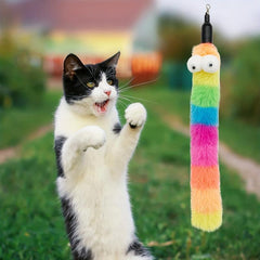 9pcs Interactive Cat Toy with Feather and Bell - Kitten Teasing Set