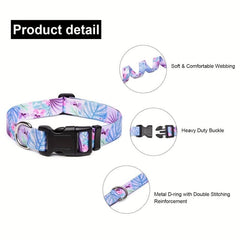 Soft Adjustable Dog Collars Breathable Nylon Maximum Comfort