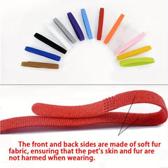 12pcs Reusable Soft Pet ID Collars for Newborn Kitties and Puppies