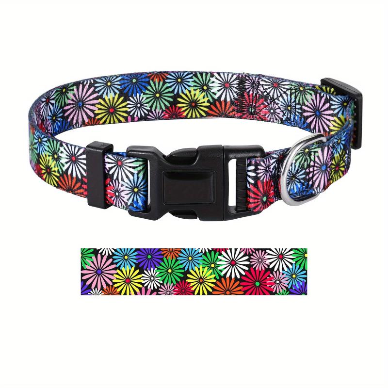 Floral Dog Collars for Small & Medium Dogs