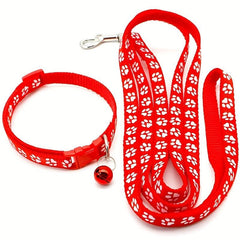 Cartoon Dog Leash And Collar Set Pet Supplies