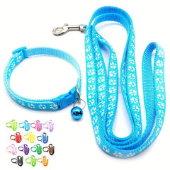 Cartoon Dog Leash And Collar Set Pet Supplies