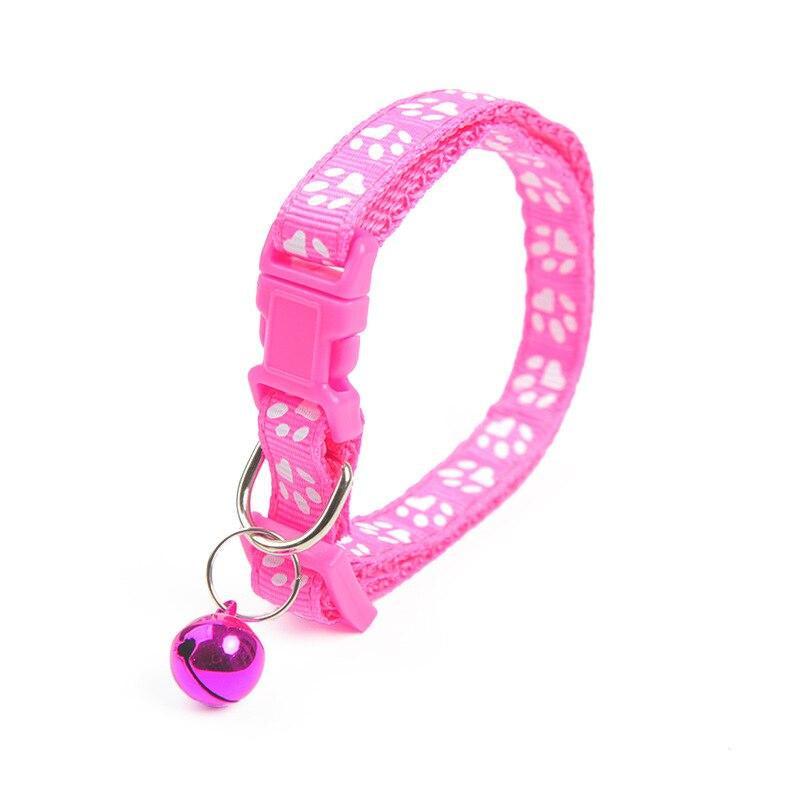 Adjustable Pet Collar with Bell for Small Dogs and Cats