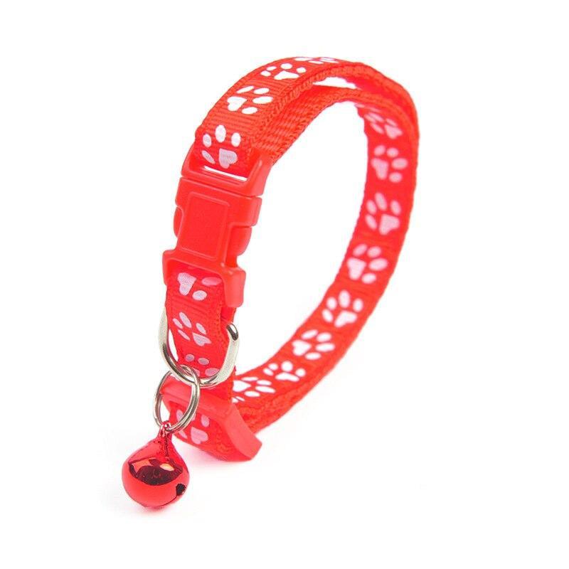 Adjustable Pet Collar with Bell for Small Dogs and Cats
