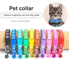 Adjustable Pet Collar with Bell for Small Dogs and Cats