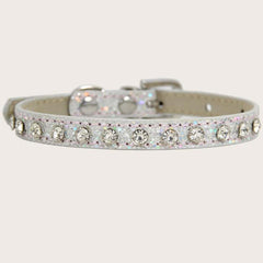 Adjustable Sparkle Drill Cat Collar