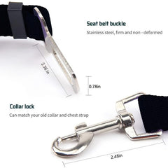 Adjustable Pet Seat Belt For Car Keep Your Dog Or Cat Safe And Secure