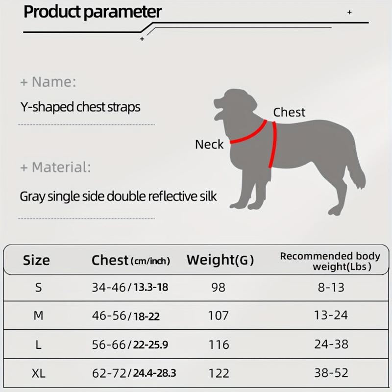 Breathable Reflective Dog Chest Strap Harness