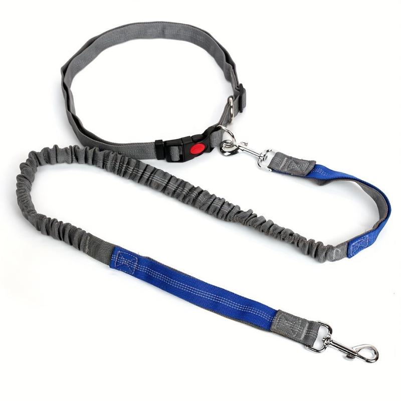 Explosion-proof Elastic Nylon Pet Running Lead Rope Leash Hands Dog Leash