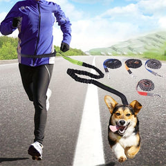 Explosion-proof Elastic Nylon Pet Running Lead Rope Leash Hands Dog Leash
