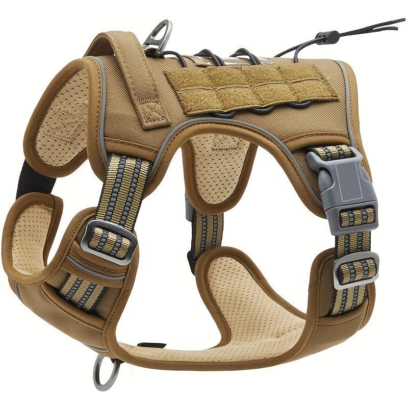 Reflective Tactical Dog Harness for Small, Medium & Large Dogs