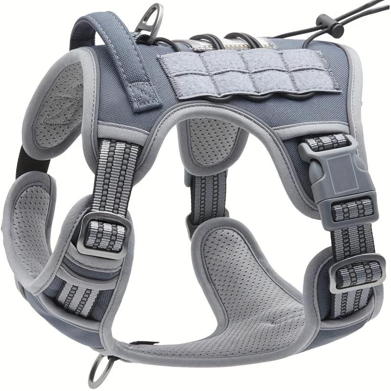 Reflective Tactical Dog Harness for Small, Medium & Large Dogs