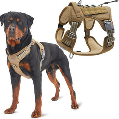 Reflective Tactical Dog Harness for Small, Medium & Large Dogs