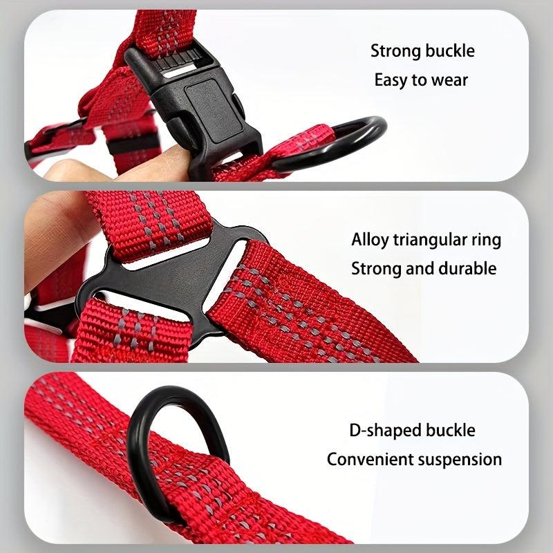 Reflective No Pull Dog Harness Soft Adjustable Comfortable Outdoor Walking