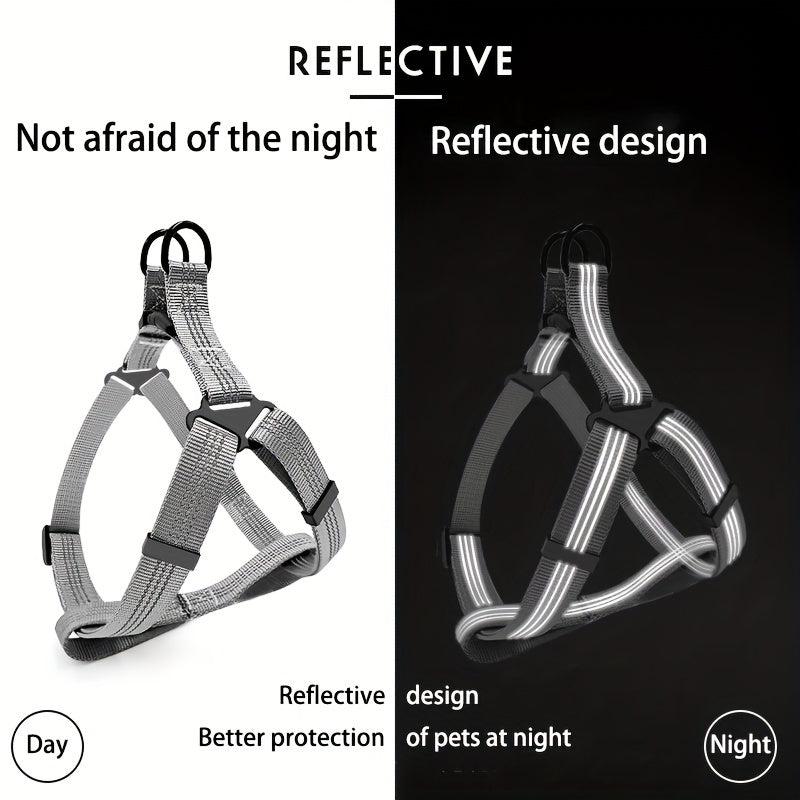 Reflective No Pull Dog Harness Soft Adjustable Comfortable Outdoor Walking