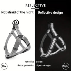 Reflective No Pull Dog Harness Soft Adjustable Comfortable Outdoor Walking