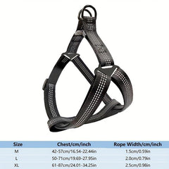 Reflective No Pull Dog Harness Soft Adjustable Comfortable Outdoor Walking