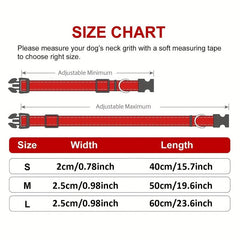 Adjustable Reflective Pet Collar for Safety