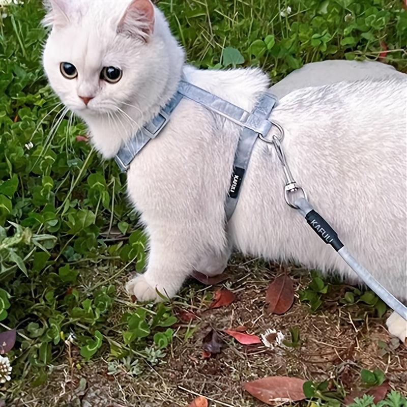 Adjustable Cat Harness and Leash Set Comfortable and Secure