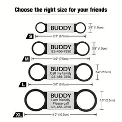 Custom Slide On Pet ID Tag - Deep Engraving